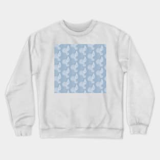 Rain - small drops of water form a pattern on powder blue Crewneck Sweatshirt